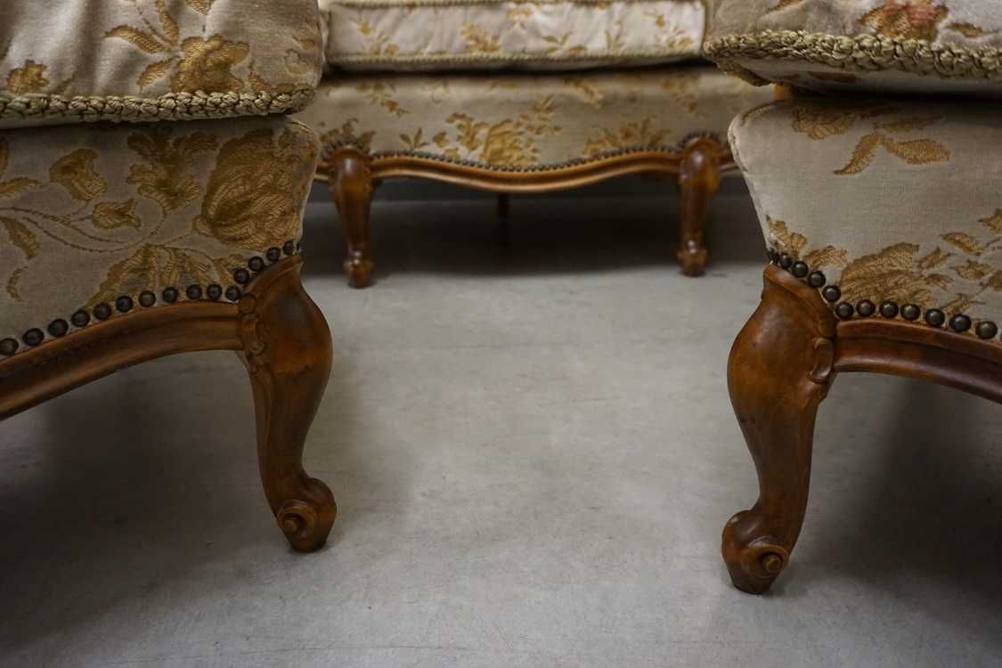 Zestaw Wypoczynek 3+1+1 Chippendale Warrings Ludwik Filip w-1004 -10%