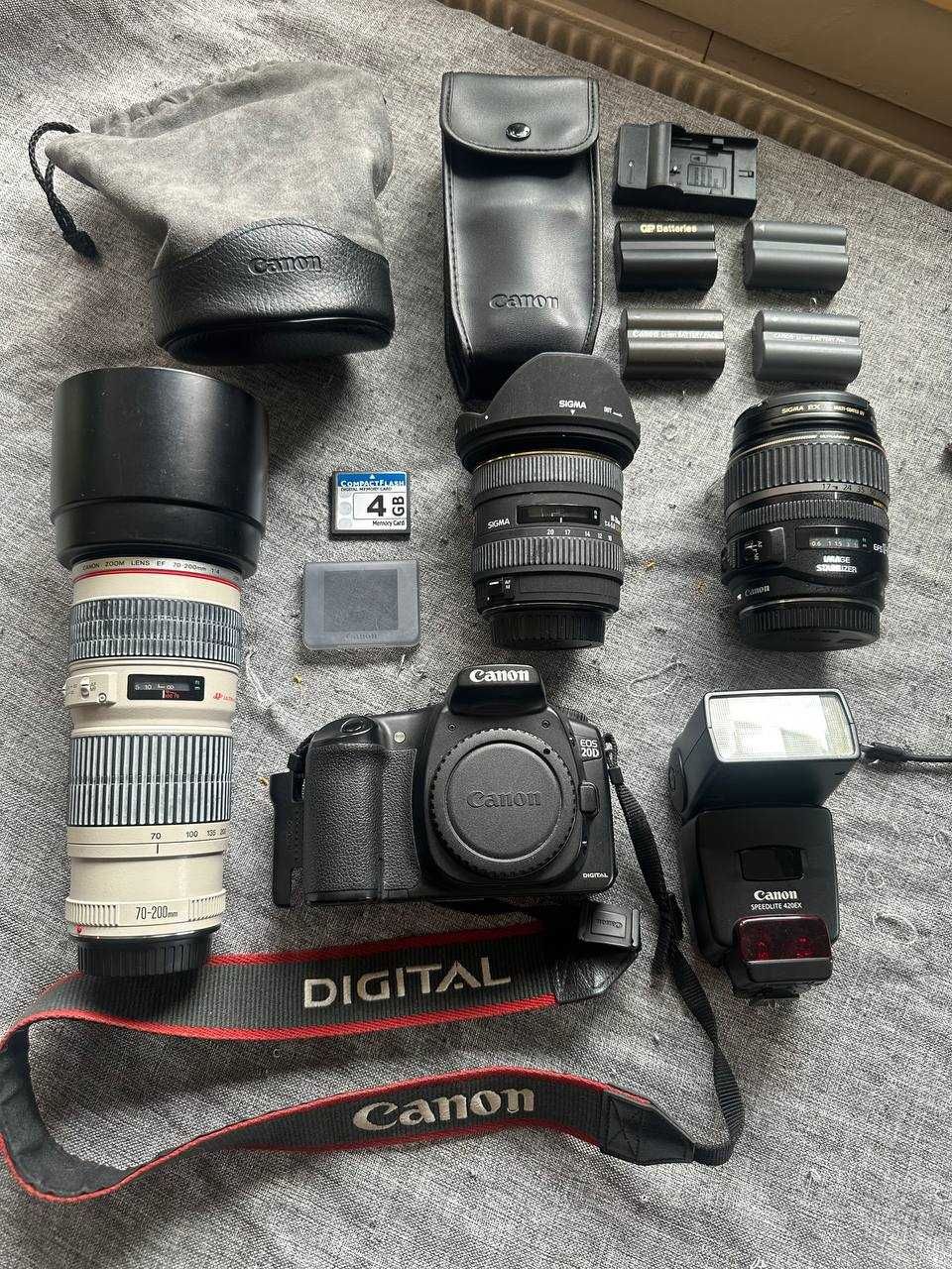 Canon EOS 20D та обєктиви з Європи
