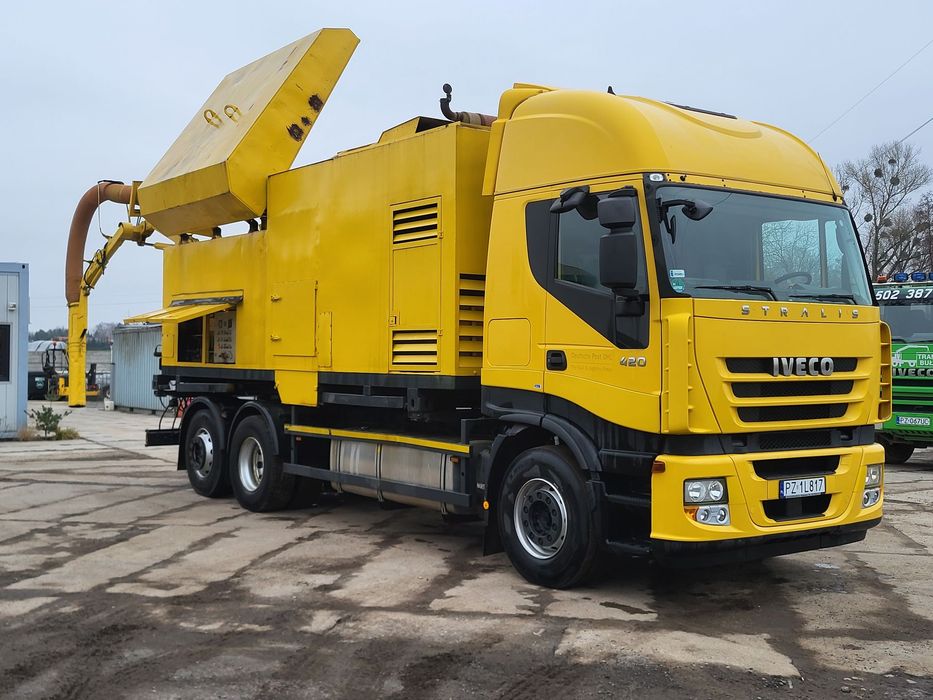 Iveco stralis  as260sy/fp-cm  saugbagger Koparka ssąca odkurzacz wuko stralis bdf euro 5