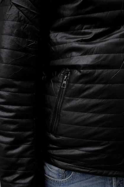 Продам чоловічу зимову кожану куртку Vakko, на хутрі, L - 52, колір Чо