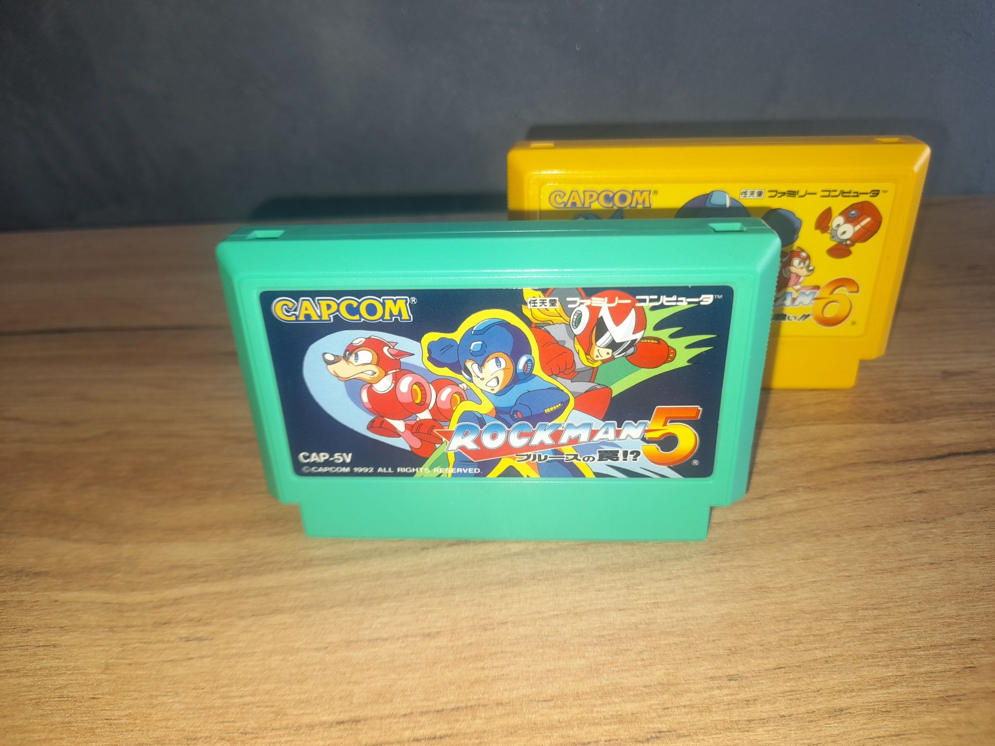 Rockman ( megaman ) 1 2 3 4 5 6 capcom zestaw nintendo famicom ntsc j