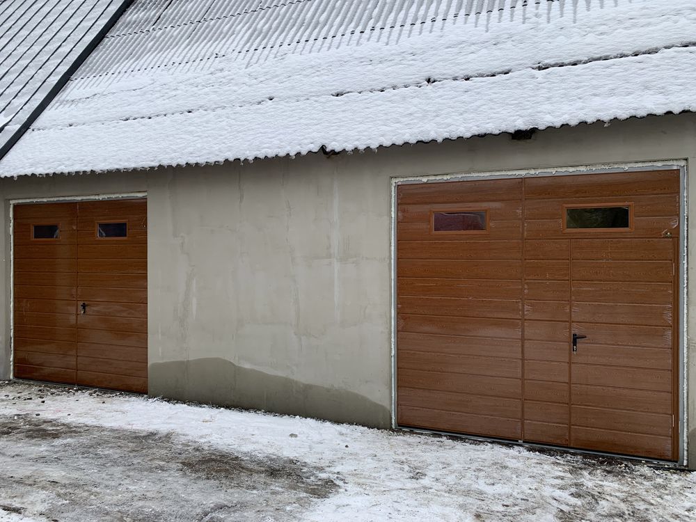 PRODUCENT Brama Garażowa uchylna dwuskrzydłowa drzwi stalowe na wymiar
