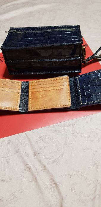 Продам мужскую барсетка ручной работы из натуральной кожи.