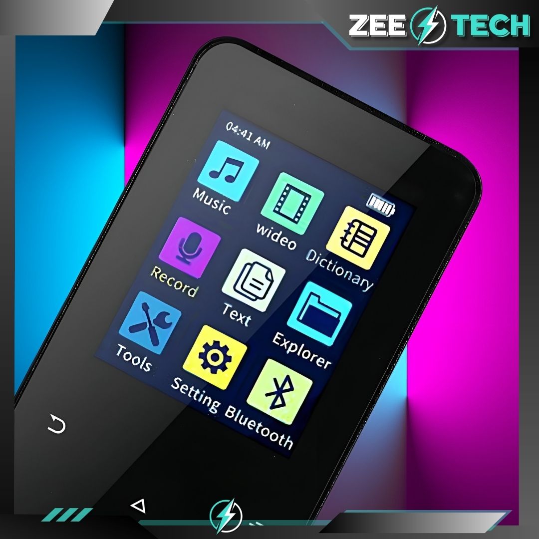 Odtwarzacz Mp3 Mp4 16Gb Bluetooth Głośnik Radio Dyktafon Słuchawki