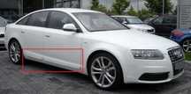 AUDI A6 C6 4F S6 S-LINE LISTWY NA DRZWI 4 SZTUKI