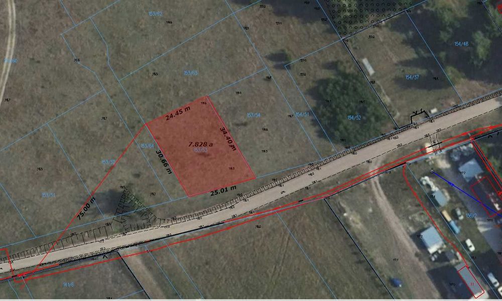 Działka Budowlana Pilchy nad Jez Roś Półwy na wzgórzu777m2 200m od Jez