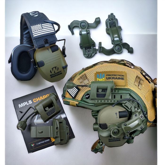 Комплект! Активні навушники Walker's+чебурашки+ліхтар. Валкерс,волкер