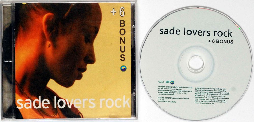 (CD) Sade - Lovers Rock + 6 Bonus - Unofficial Release