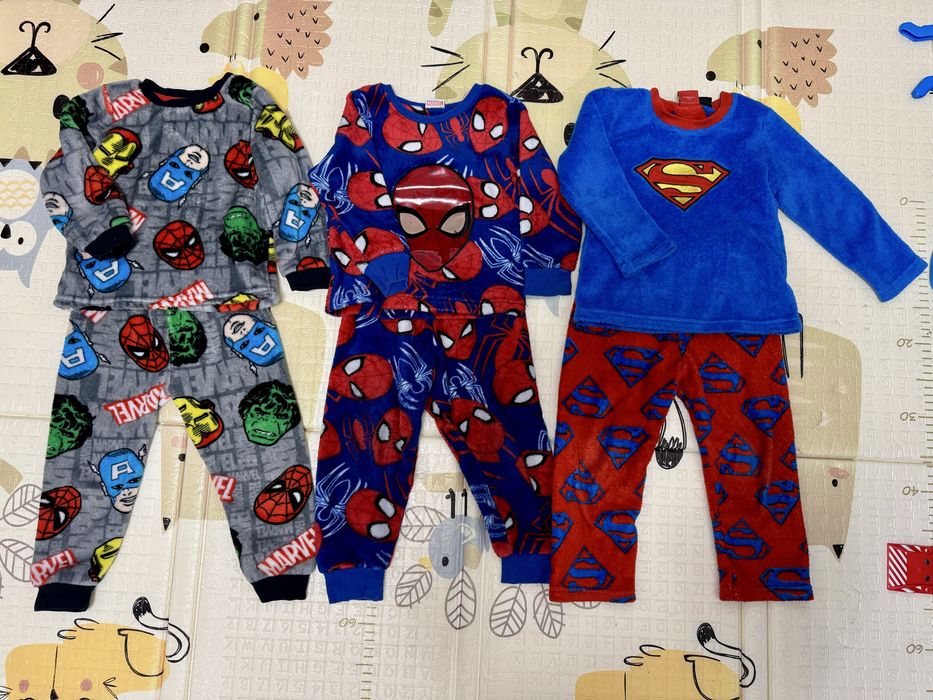 Теплі піжами для хлопчика ( махрові)