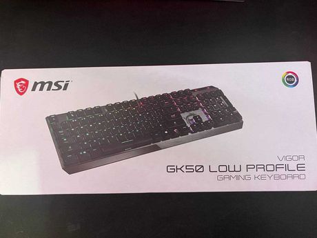 Геймерская клавиатура MSI Vigor GK50 LOW PROFILE UA (S11-04UA204-GA7)