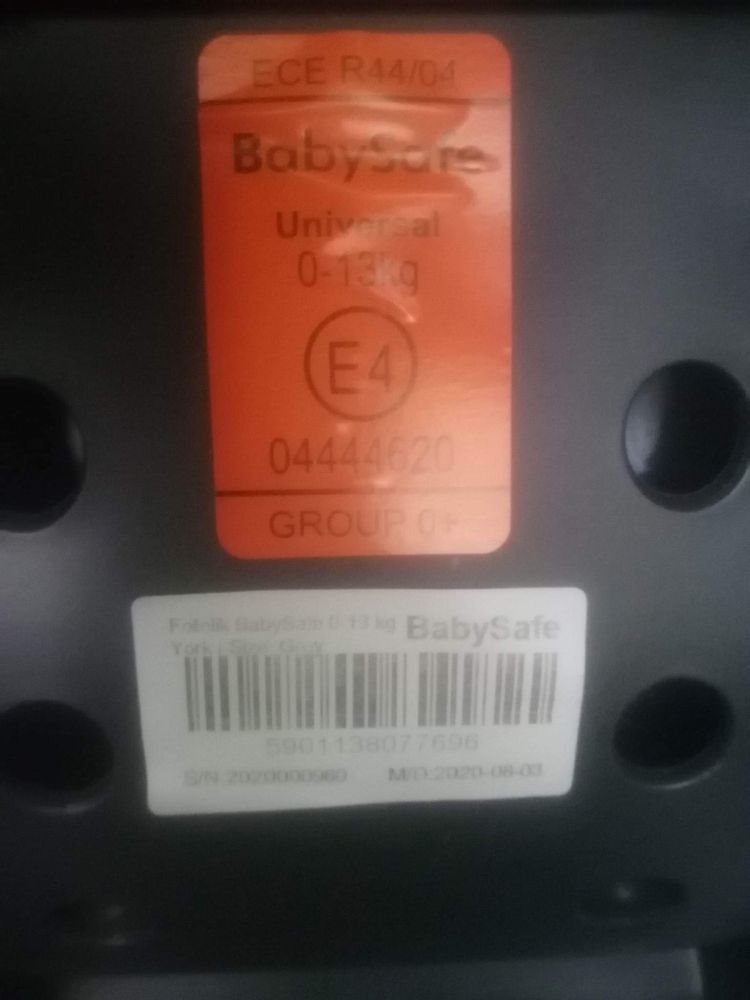 Fotelik z baza  isofix babysafe York i size