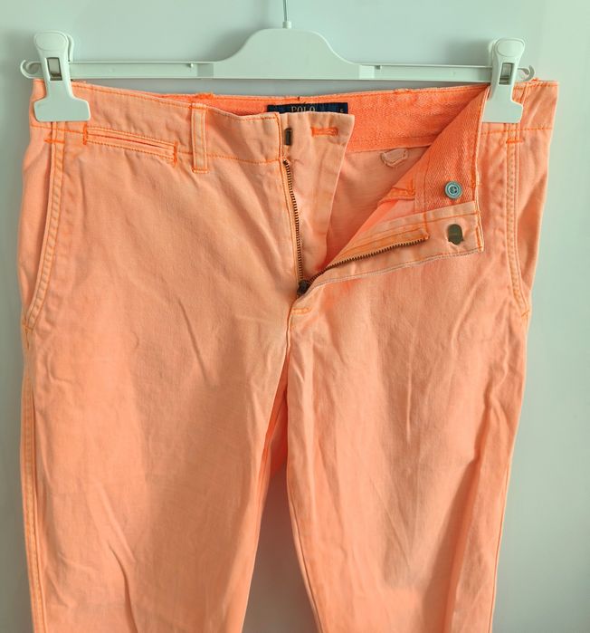 Damskie spodnie chinos Ralph Lauren Quin Boyfriend  W26 L30