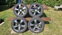 Peugeot felgi aluminiowe 205/50 R17 DOT0123 4x7mm 4x108 ET 24 Irmscher 7Jx17