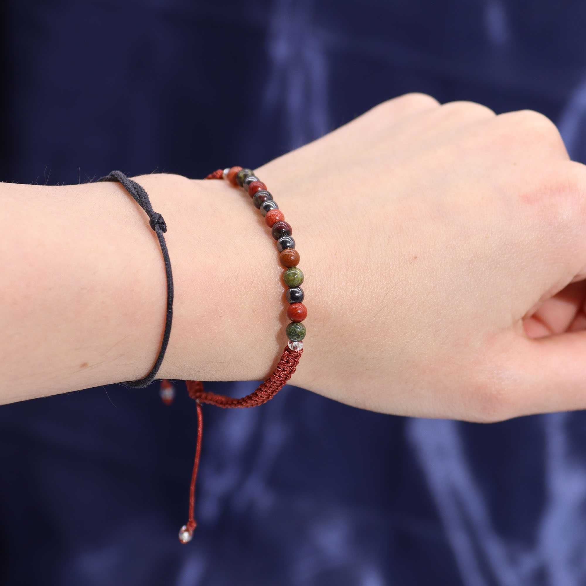 Velas de Cristal do Zodíaco com Pulseiras de Pedras Preciosas