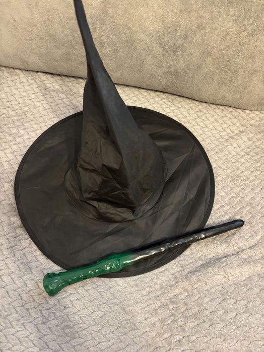 Kapelusz czarodzieja, Harry Potter i różdżka