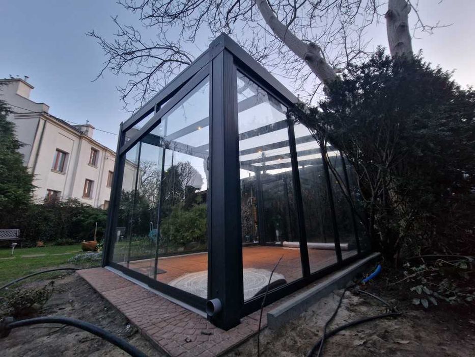 Zadaszenie Tarasu Aluminiowe wiata szkło Ogród zimowy Pergola