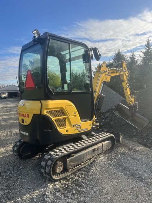 Minikoparka koparka Yanmar sv 22, sv26 jak nowy jcb kubota 3 lyzki
