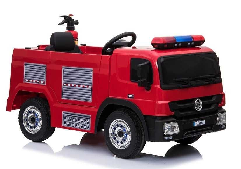 Auto samochód na akumulator Wóz Strażacki samochodzik straż pożarna