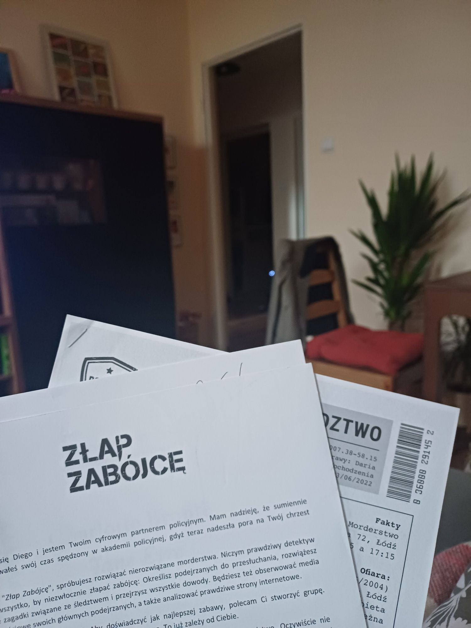 Gra detektywistyczna Złap Zabojcę Daria