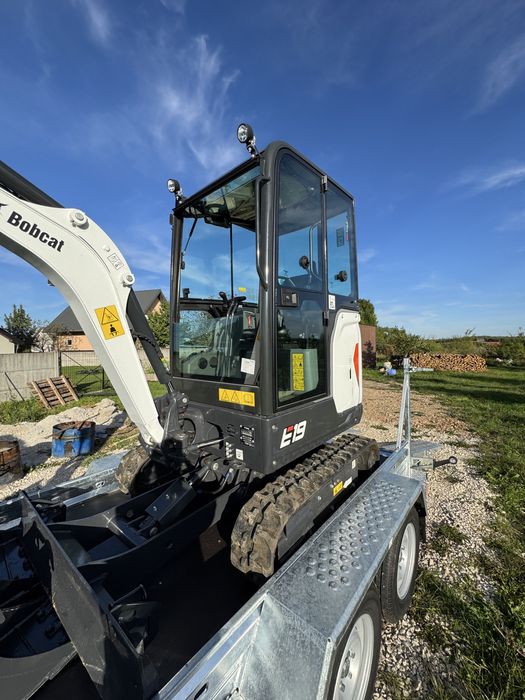 BEZ KAUCJI wynajem koparki BOBCAT (e19)