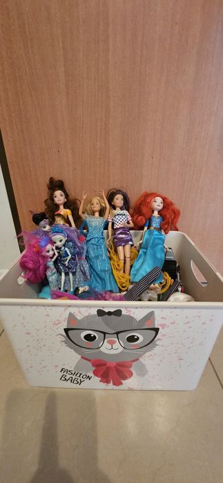 20 Lalek barbie, księżniczki Disney, Enchantimals