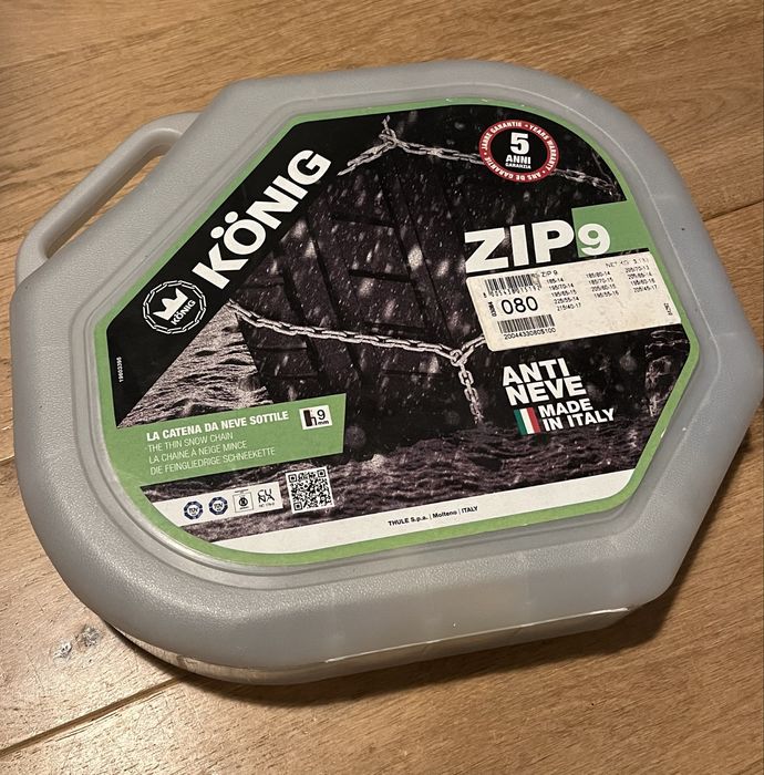 Łańcuchy zimowe König ZIP9 080