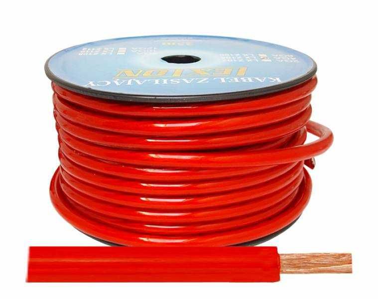 kabel zasilający Lexton LXZ104 czerwony lub czarny