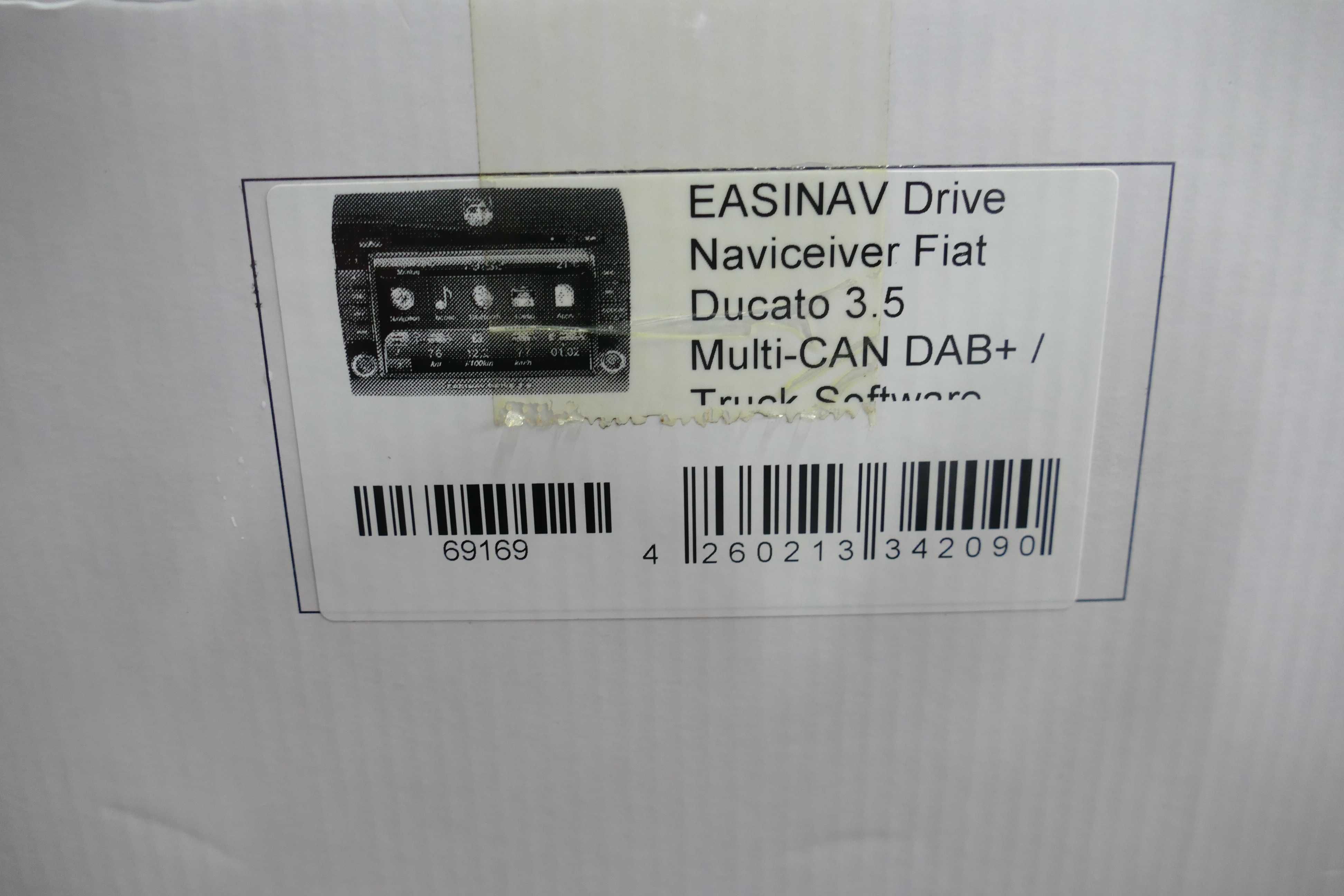 Radio Alcar Easinav Ducato nawigacja kamper