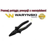 WARYŃSKI -Szczypce uniwersalne 180 mm Solidne Kombinerki Gwarnacja