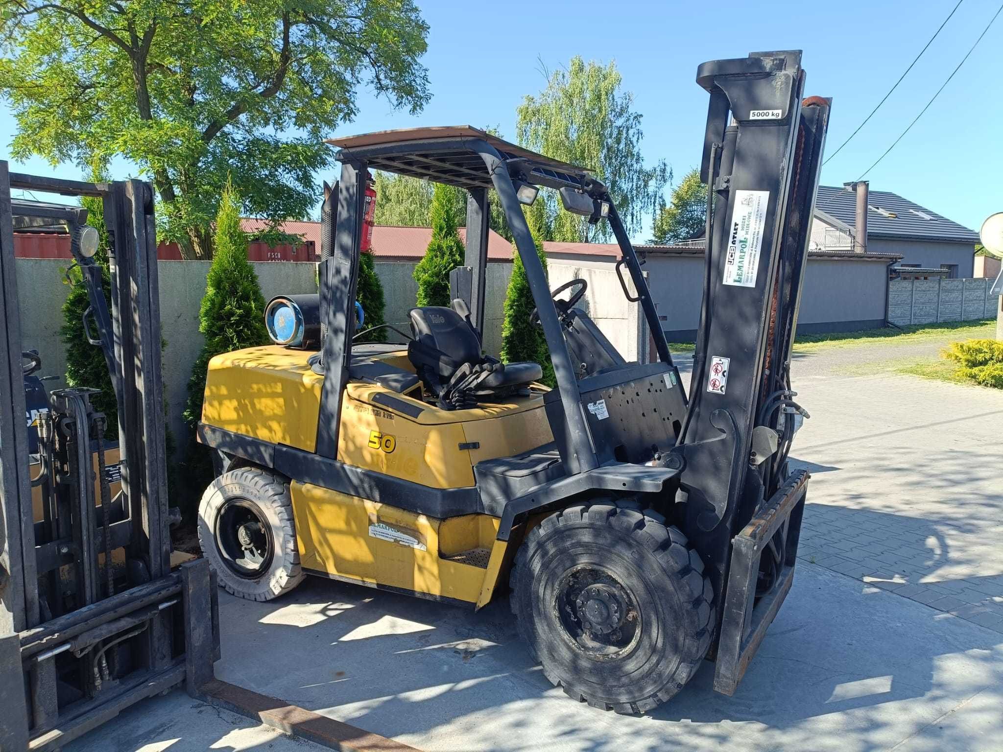 wozek widłowy Yale GLP50MJ 5t udzwig