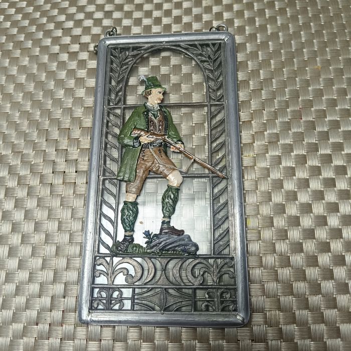 Витраж настенный старая Франция эмаль