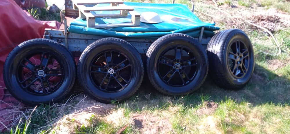 Sprzedam alufelgi z Volvo XC70 R16!! Opony Michelin 235/60 R16, 5x108!