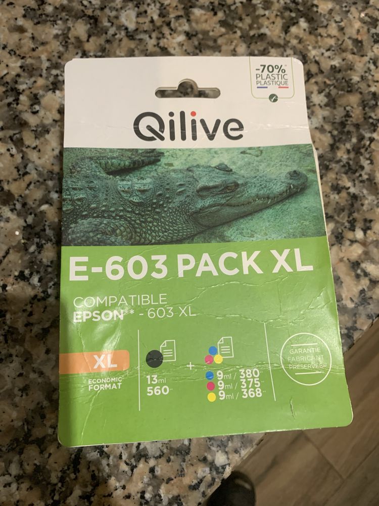 Tinteiros Novos E-603 ainda com garantia