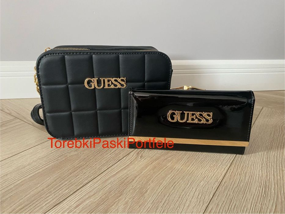 Nowy zestaw Guess , torebka + portfel.
