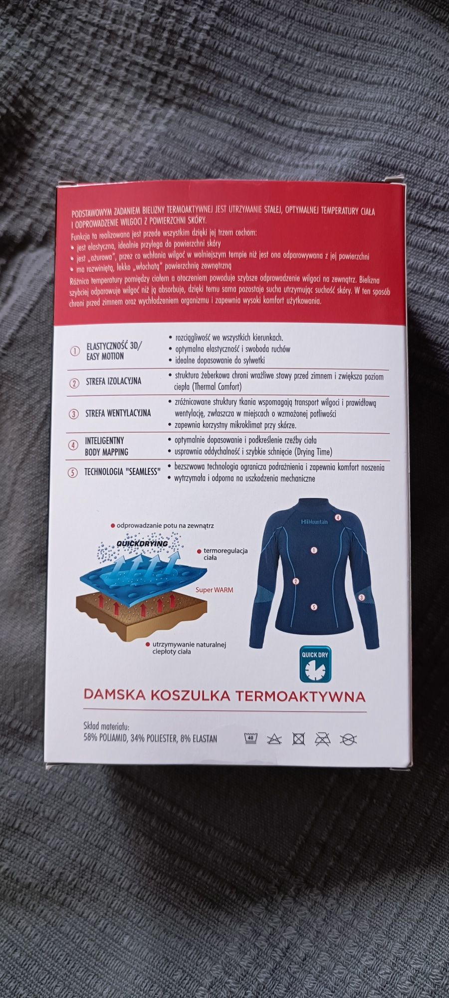 Damska koszulka termoaktywna S hi mountain