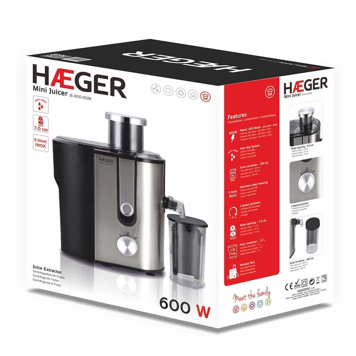 Centrifugadora HAEGER – 600 W