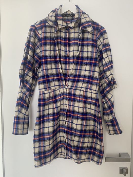 Плаття  сорочка в клітинку Zara
