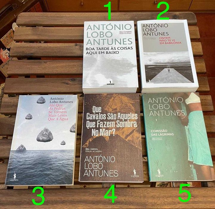 Livros Antonio Lobo Antunes
