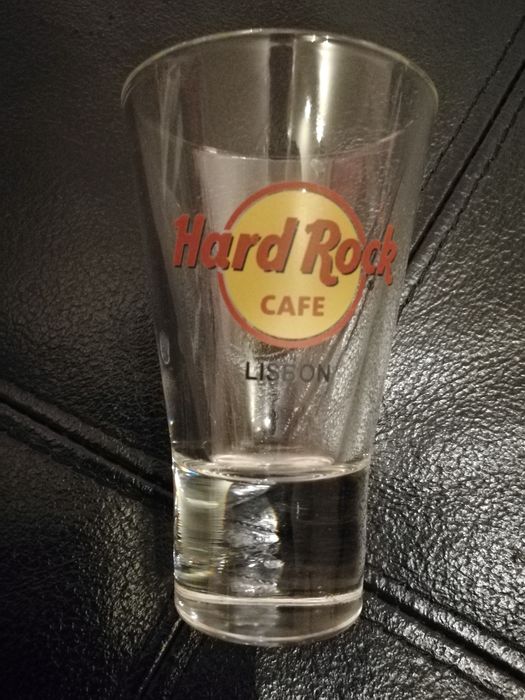 Hard Rock Lisboa copo de vidro licor bule Sado Internacional