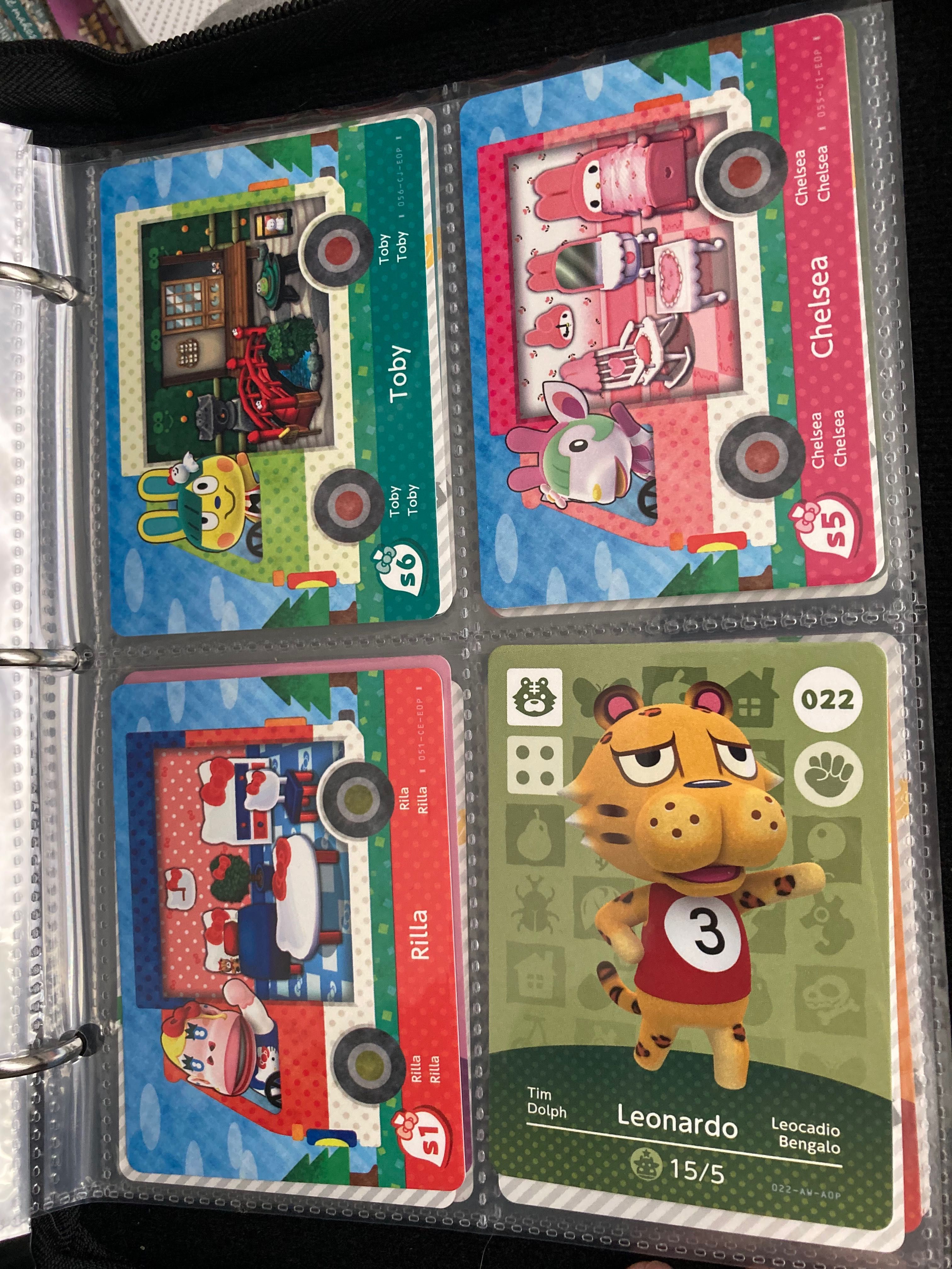 Cartas Amiibo Animal Crossing