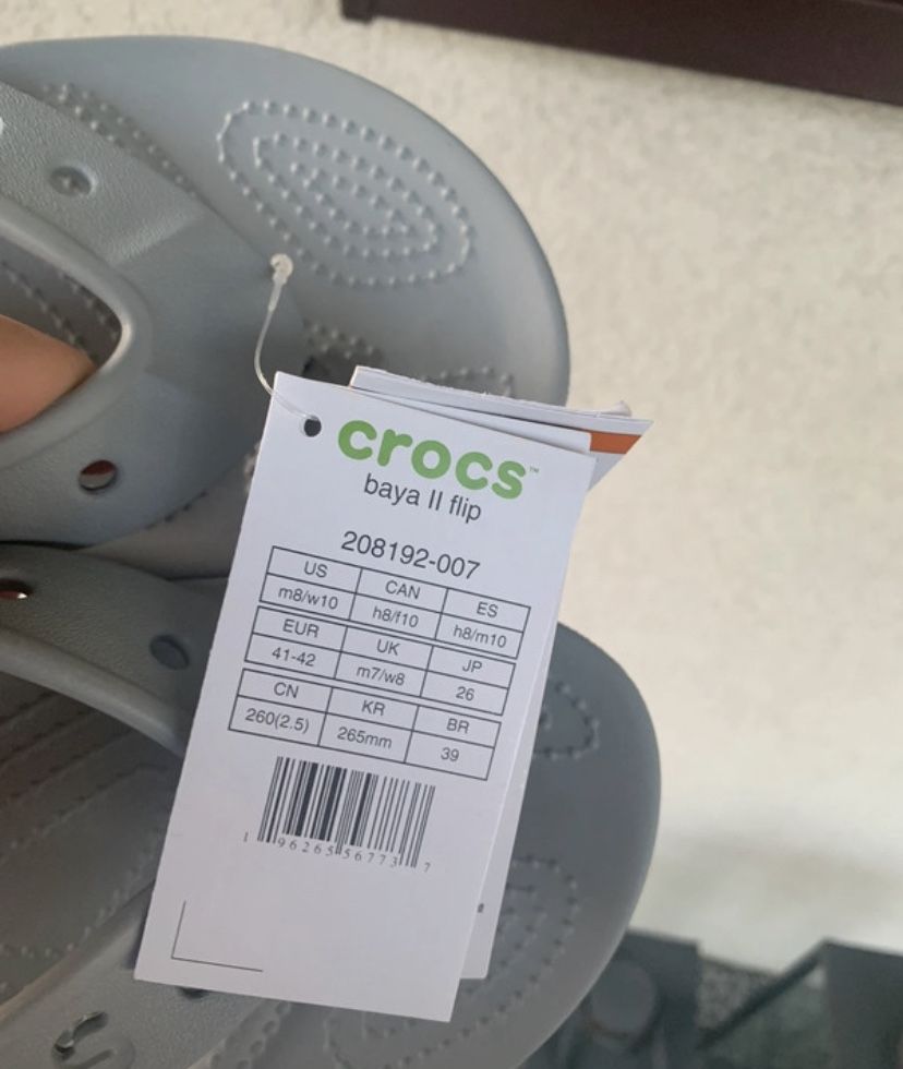 Japonki crocs baya flip 41-42 unisex