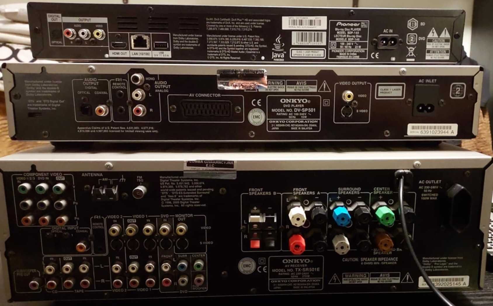 Amplituner kina domowego ONKYO TX-SR501E