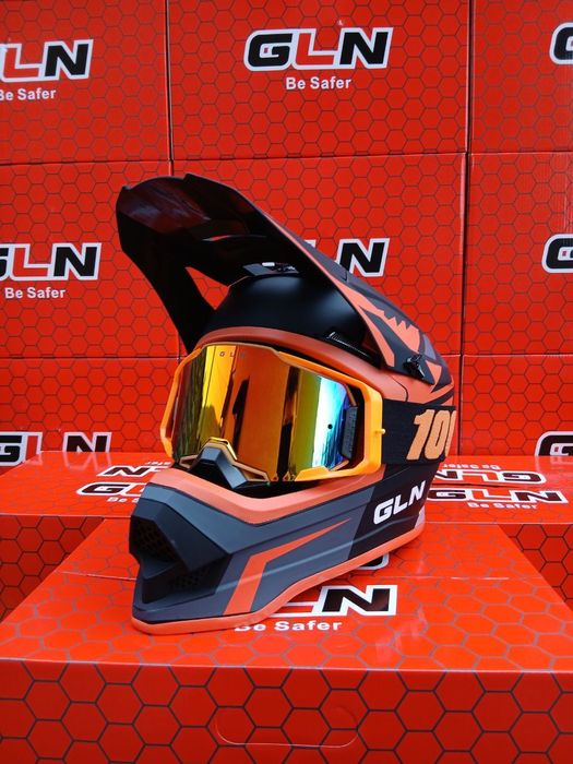 Мотошолом кросовий мото шлем кросс  шолом для мотоцикла кросовий