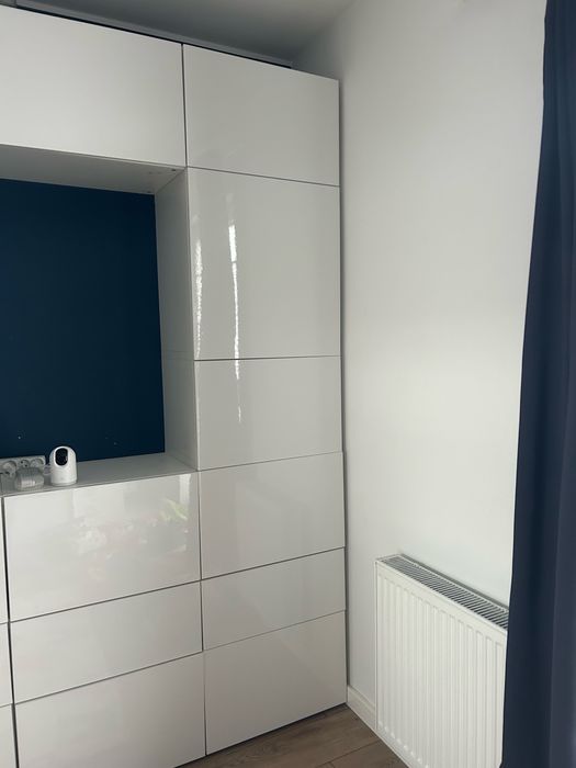 Zestaw IKEA BESTA - biały połysk
