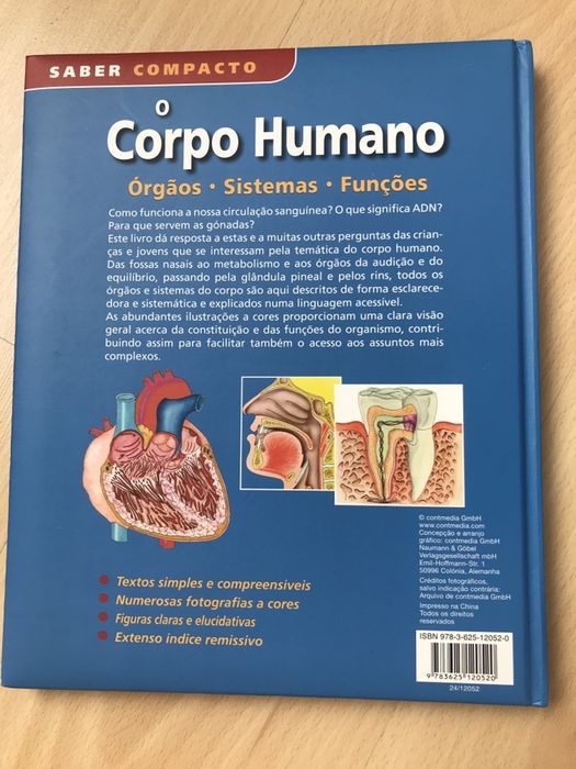 Livro sobre Corpo Humano