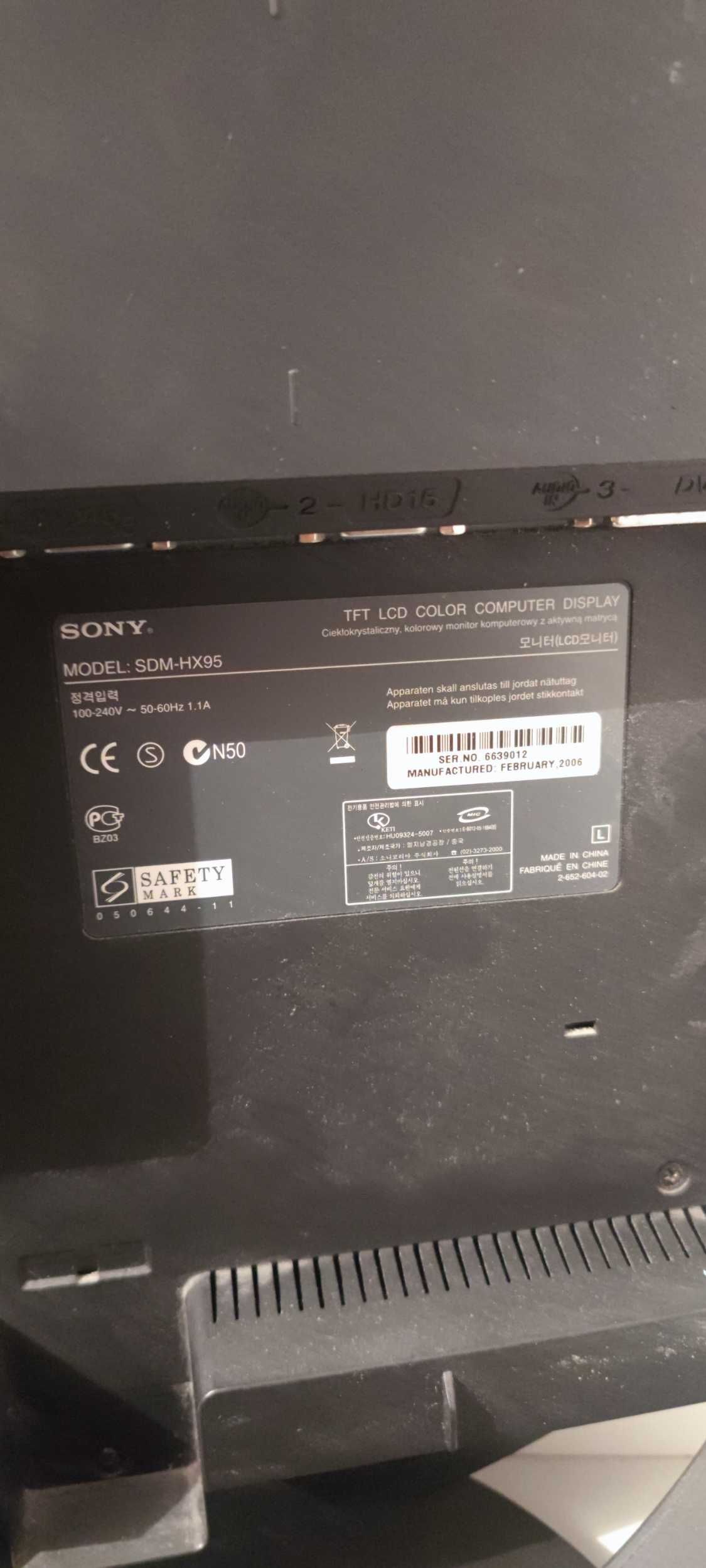 Monitor Sony SDM-HX95 19 cali LCD