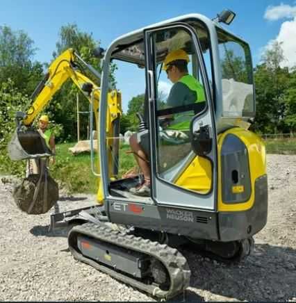 Wynajem minikoparki 1,7 t. Wacker Neuson.