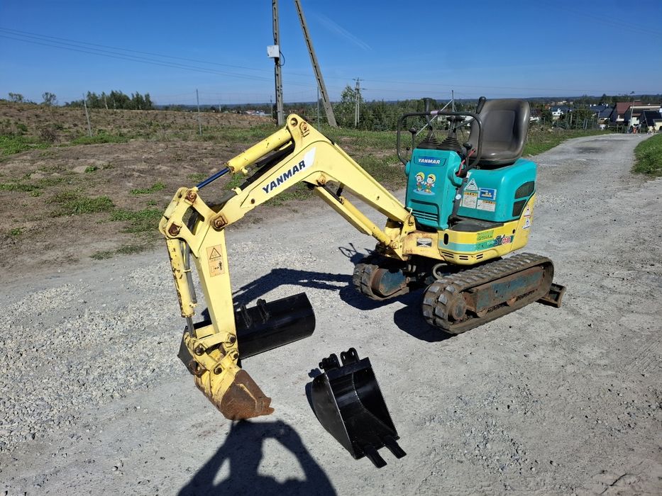 Mini Koparka Yanmar SV 08  12km  rozsuwane gąsienice 3 łyżki