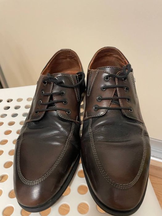 Туфлі чоловічі коричневі шкіра