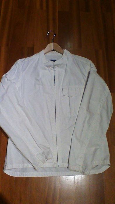 Casaco Zara Branco Liso - Tamanho L - NOVO!